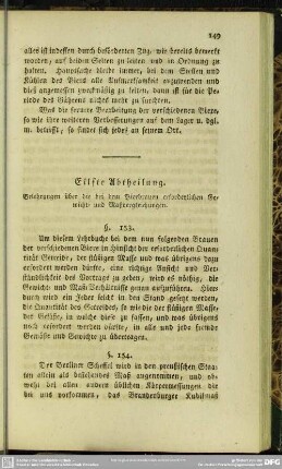 Eilfte Abtheilung. Belehrungen über die bei dem Bierbrauen erforderlichen Gewicht- und Maßvergleichungen