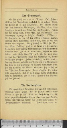 Der Stammgast