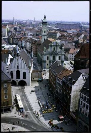 München: vom Rathausturm auf das Alte Rathaus