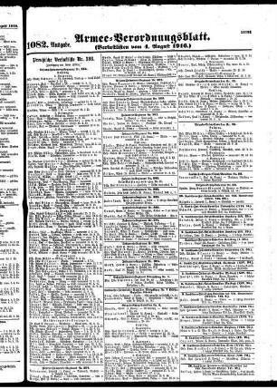 1082.Ausgabe. Freitag, 4. August 1916