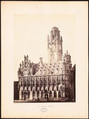 Rathaus, Middelburg: Ansicht des Rathauses vom Marktplatz