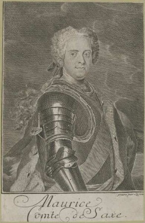 Bildnis des Maurice Conte de Saxe