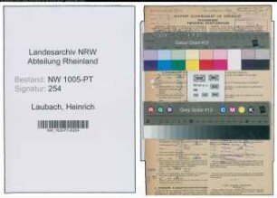 Entnazifizierung Heinrich Laubach , geb. 20.03.1914 (Schreiner)