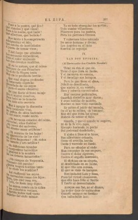 IV. - Las dos efigies. : (Al Excmo señor don Cándido Nocedal.)