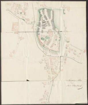 Situations-Plan der Stadt Markdorf