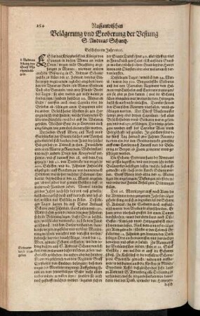 Belägerung und Eroberung der Vestung S. Andreas Schantz Geschehen im Jahr 1600.