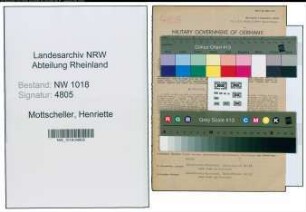 Entnazifizierung Henriette Mottscheller , geb. 01.03.1891 (Kauffrau)
