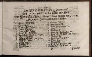 Von den Christlichen Königen in Dänemarck.