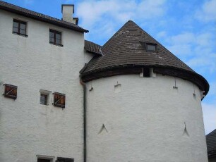 Salzburg - Turm der Festung : Turm auf der Festung. Aufgenommen in Salzburg am 22. Juli 2011