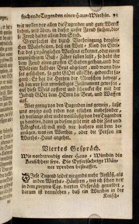 91-101, Diese Tugend leidet nirgends mehr ...
