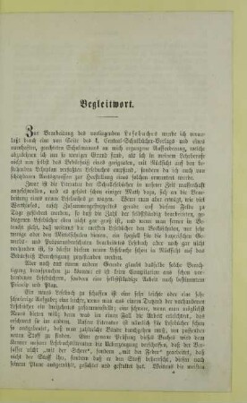 Begleitwort