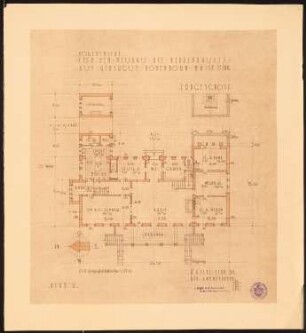 Herrenhaus Hohenborn bei Kassel Umbau: Grundriss EG 1:100
