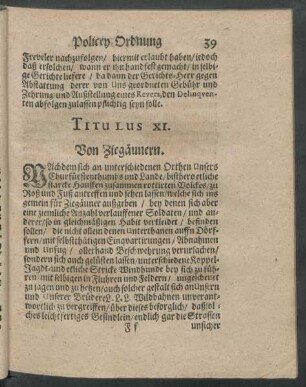 Titulus XI. - XV.