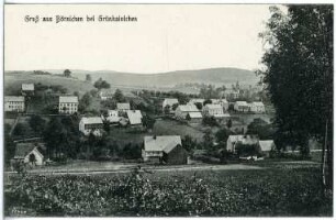 Börnichen. Blick auf Börnichen