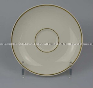 Speise- und Kaffeeservice aus dem Bankhaus Sal. Oppenheim - Untertasse, Modell "Royal Gold"