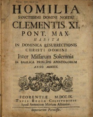 Homilia habita in dominica resurrectionis Chr. D.