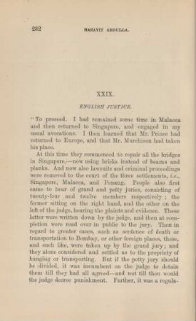 XXIX. English justice