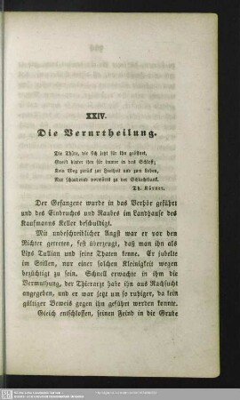XXIV. Die Verurtheilung