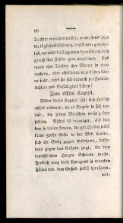 Zum eilften Kapitel