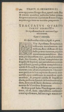 Tractatus Quartus Tertii Sermonis.