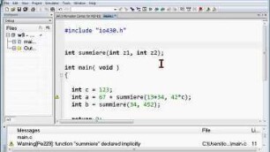 03B.1 Funktionen in C, Deklaration, Definition; while, do, for