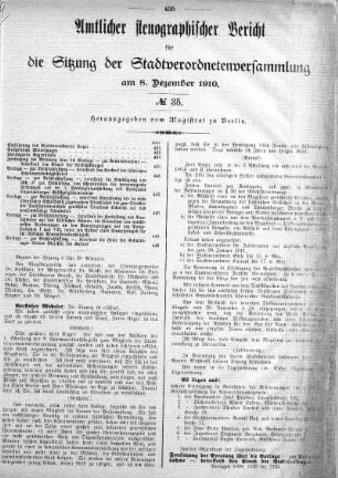 No. 35, 8. Dezember 1910