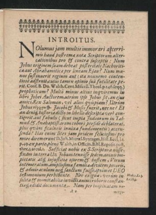 Introitus.