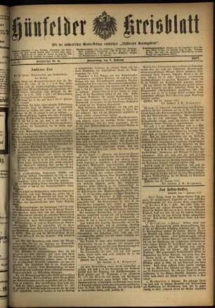 Ausgabe vom Donnerstag, den 08. Februar 1917.
