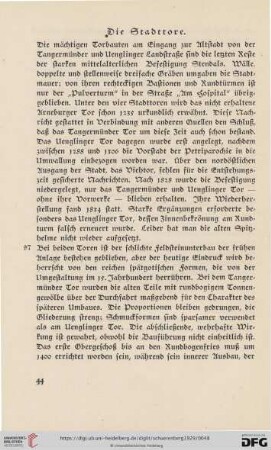 Die Stadttore