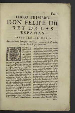 Libro primero.