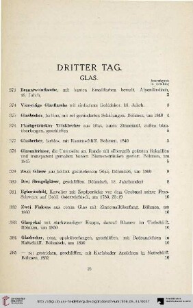 Glas (Nr. 373-395)