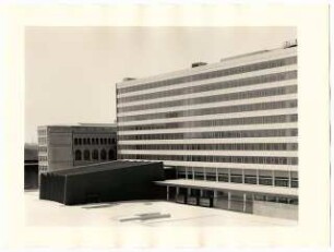 Technische Universität Berlin Hauptgebäude: Modellansicht von Westen mit Audimax