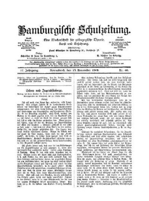 Lehrer und Jugendfürsorge : (Schluß)
