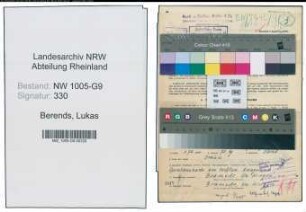 Entnazifizierung Lukas Berends , geb. 01.10.1913 (Kfm. Angestellter)