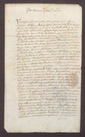 Procuratorium des Philipp Wilhelm von Hutten zum Stolzenberg für den Vikar Busgen zu Speyer.