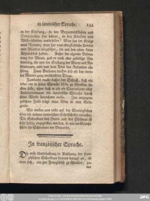 In französischer Sprache.