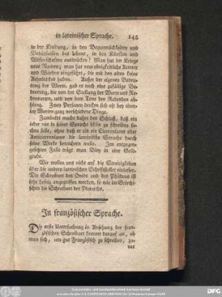 In französischer Sprache.