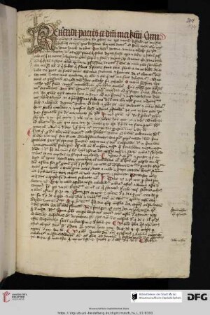 Johannes Raymundi, Lectura decretalis 'Cum Marthae' (X.3.41.6) de celebranda missa