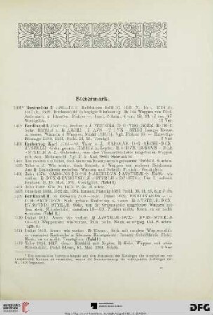 [Steiermark, Kärnten, Krain, etc.] (Nr. 1401-1854)