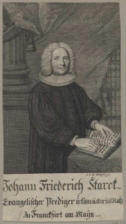 Bildnis des Johann Friederich Starck