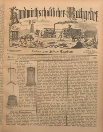 21: Beilage vom Montag, 4. Oktober 1897