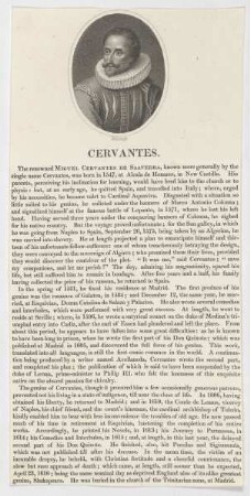 Bildnis des Miguel de Cervantes Saavedra
