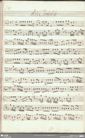 No. 14 Domenico Alberti - Basta dir ch'io sono amante