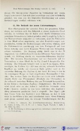 II. Die Methode der neuen Untersuchungen