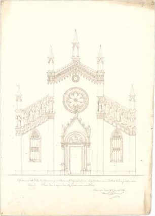 Zocher, Ernst; Italien; "San Madonna del Orto" - Ansicht