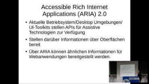 Standards für barrierefreie Webseiten