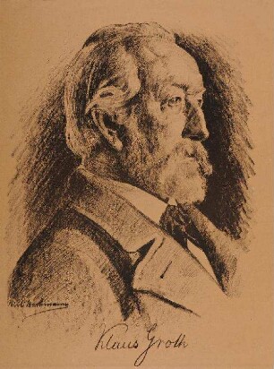 Bildnis von Klaus Groth (1819-1899)