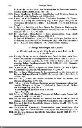 4. Geistige Beziehungen zum Ausland
