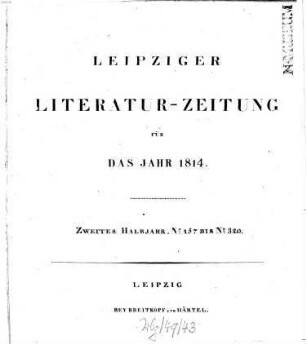 Leipziger Literaturzeitung. 1814,2