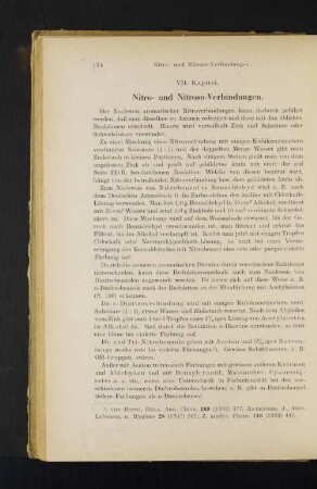 VII. Kapitel. Nitro- und Nitroso-Verbindungen.